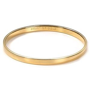 Kate Spade “Heart of Gold” Gold Bangle
